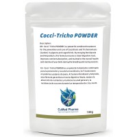 Cocci-Tricho POWDER 100g - Coccidiosis y Tricomoniasis (Canker) - por CuMed Pharma Cocci-Tricho POWDER 100g - Coccidiosis y Tricomoniasis (Canker) - por CuMed Pharma