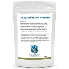 Doxicicline 20% POWDER 100g - Ornitosis - Vías Respiratorias - por CuMed Pharma