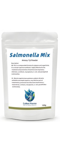 Salmonella Mix - Amoxy-Tyl 100g Powder - CuMed Pharma