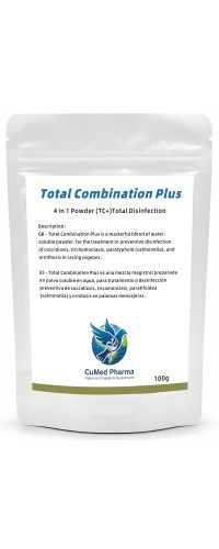 Total Combination Plus (TC+) - Coccidiosis, Canker, Ornithosis, Respiratory Tract- by CuMed Pharma