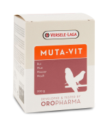 Muta-Vit 200gr - Vitaminas - Muda - Pájaros de jaula - Oropharma - Versele-Laga Muta-Vit 200gr - Vitaminas - Muda - Pájaros de jaula - Oropharma - Versele-Laga