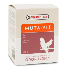 Muta-Vit 200gr - Vitaminas - Muda - Pájaros de jaula - Oropharma - Versele-Laga Muta-Vit 200gr - Vitaminas - Muda - Pájaros de jaula - Oropharma - Versele-Laga