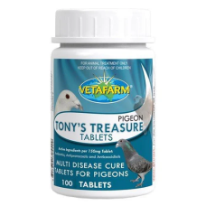 Tonys Treasure 100 pastillas - 5 en 1 - amplio espectro - de Vetafarm Tonys Treasure 100 pastillas - 5 en 1 - amplio espectro - de Vetafarm